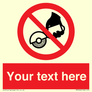 Custom Do not use with hand held grinding machine